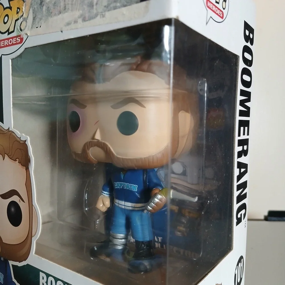 Funko Pop Heroes Suicide Squad‎ Boomerang 101 Vinyl Figure DC Comics Busted Box